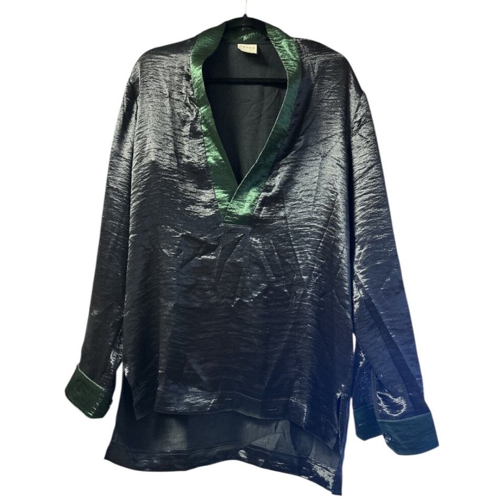 Men's Long Sleeve Tunic Shirt from Orttu - Medium